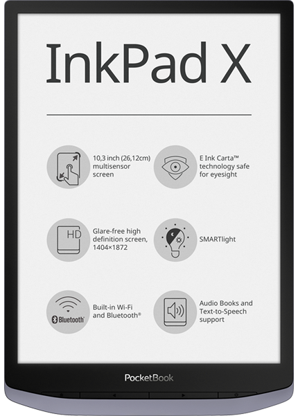 PocketBook InkPad X разширява хоризонтите