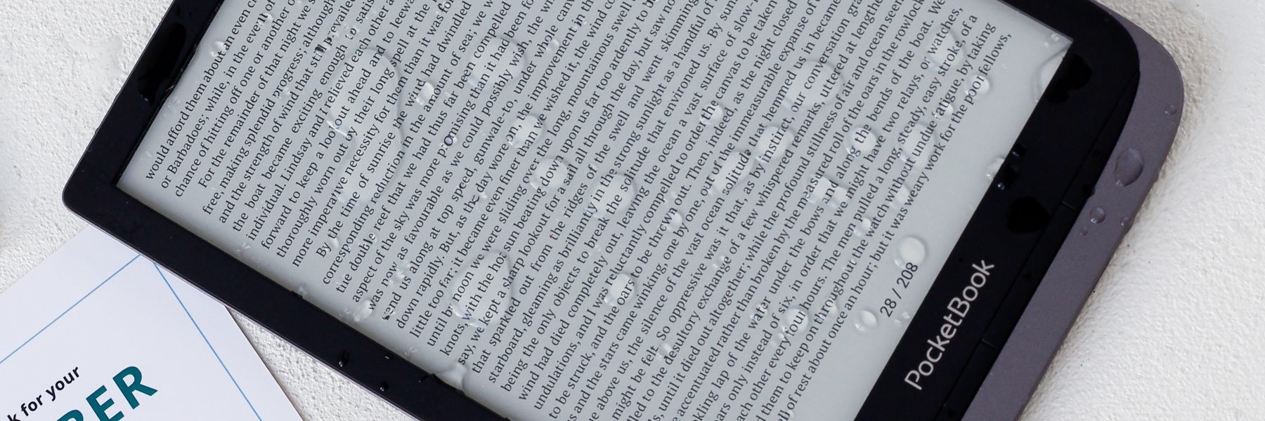 Водоустойчив електронен четец с IPX7 или IPX8: колко добре е защитено вашето устройство?